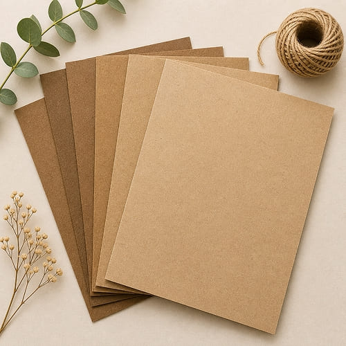 Kraft Paper Sheets Natural Texture