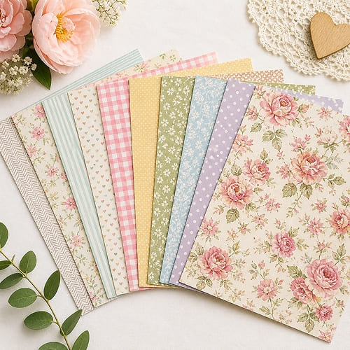 Scrapbook Paper Set - Pattern Collection